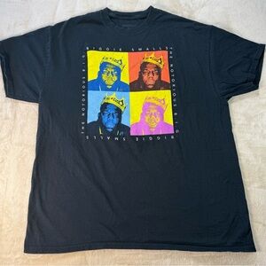 Notorious BIG graphic Tee XL Black